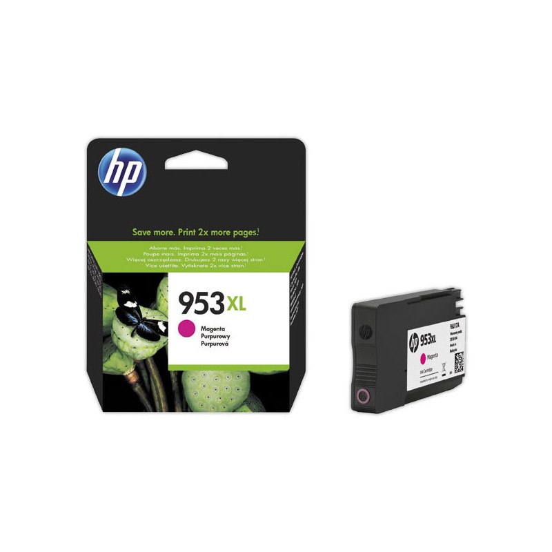 HP 953XL cartouche d'encre magenta F6U17AE  - Fiducial