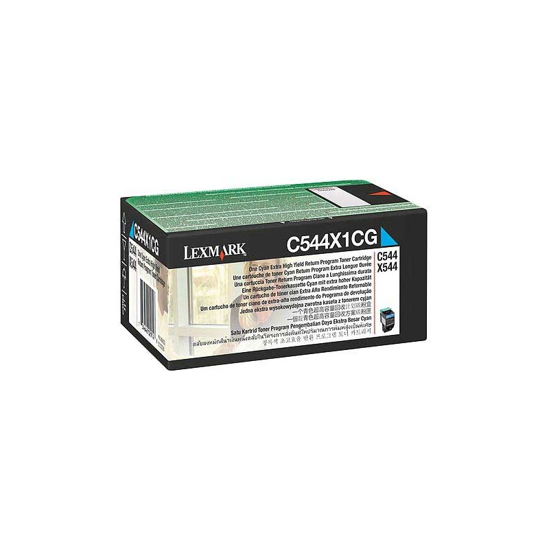 Toner LEXMARK cyan C544X1CG  - Fiducial