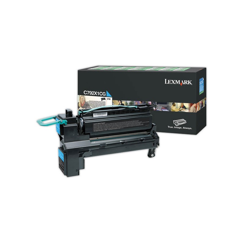 Toner LEXMARK cyan C792X1CG  - Fiducial