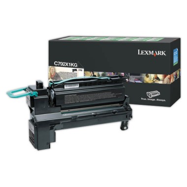 Toner LEXMARK noir THC C792X1KG  - Fiducial