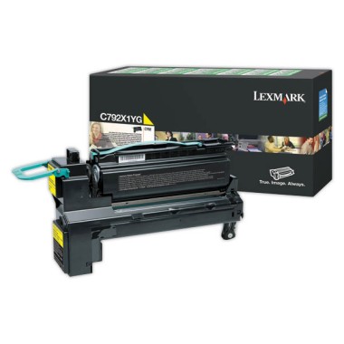 Toner LEXMARK jaune C792X1YG  - Fiducial