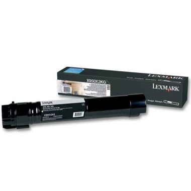 Toner LEXMARK noir THC X950X2KG  - Fiducial