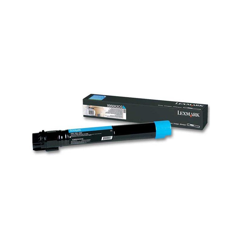 Toner LEXMARK cyan HC X950X2CG  - Fiducial