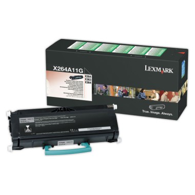 Toner LEXMARK noir 0X264A11G  - Fiducial