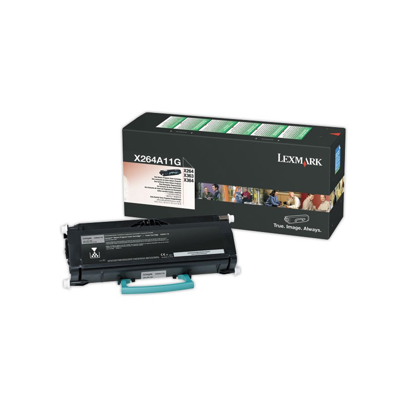 Toner LEXMARK noir 0X264A11G  - Fiducial