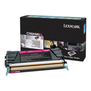 Toner LEXMARK magenta C746A1MG  - Fiducial