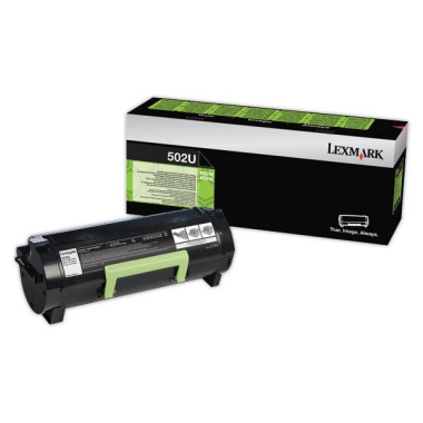 Toner LEXMARK 502 noir HC 50F2U00  - Fiducial