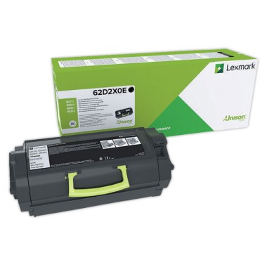 Toner LEXMARK 62D2X0E noire  - Fiducial