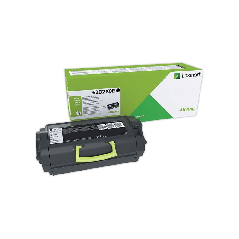 Toner LEXMARK 62D2X0E noire  - Fiducial
