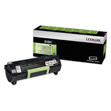 Toner LEXMARK 512 noir HC 51F2H00  - Fiducial