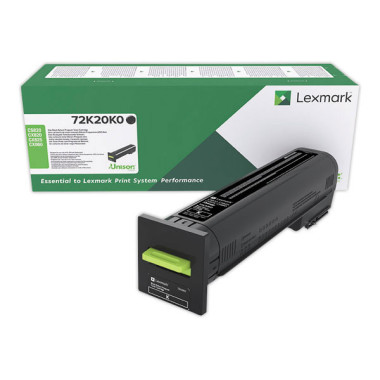 Toner LEXMARK 722 noir 72K20K0  - Fiducial