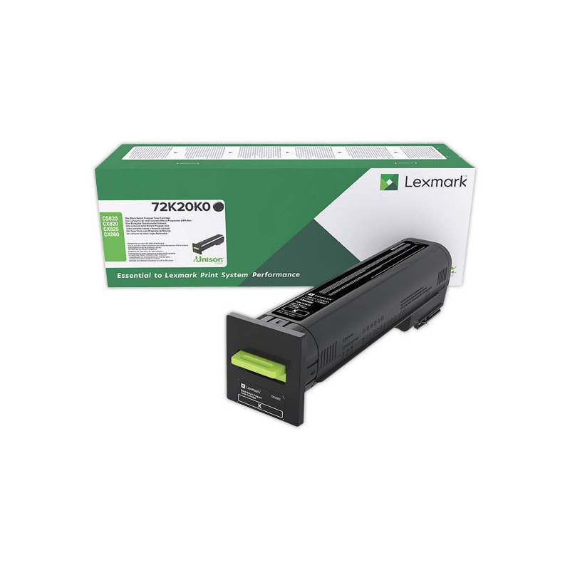 Toner LEXMARK 722 noir 72K20K0  - Fiducial
