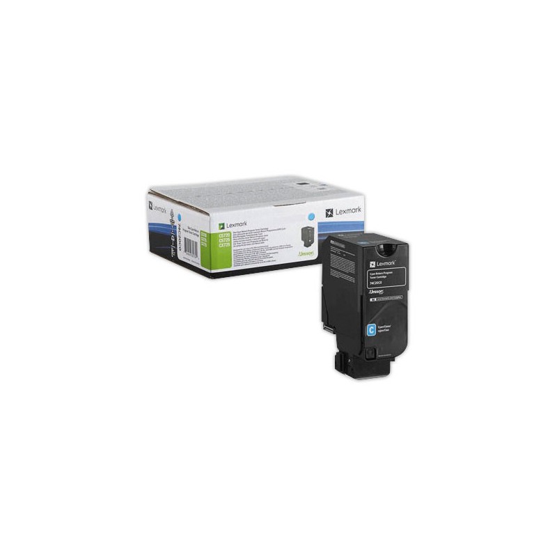 Toner LEXMARK cyan 74C2SC0  - Fiducial