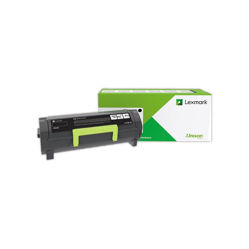 Toner LEXMARK noir 56F2H0E  - Fiducial