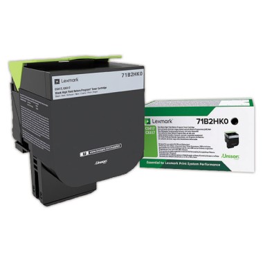 Toner LEXMARK noir 71B2HK0  - Fiducial