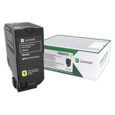 Toner LEXMARK 75B20Y0 Jaune  - Fiducial