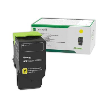 Toner LEXMARK 78C2XY0 JAUNE  - Fiducial
