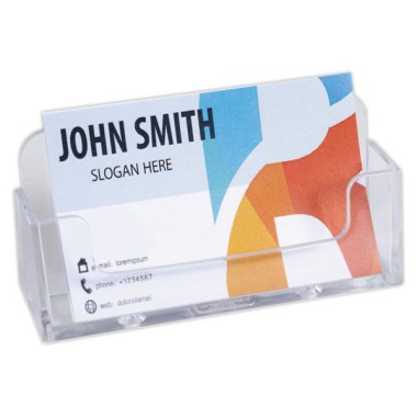 Porte-cartes de visite acrylique transparent  - Fiducial