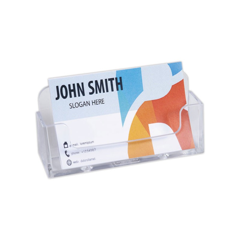 Porte-cartes de visite acrylique transparent  - Fiducial