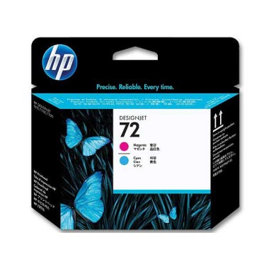 HP 72 tête d'impression cyan et magenta C9383A  - Fiducial