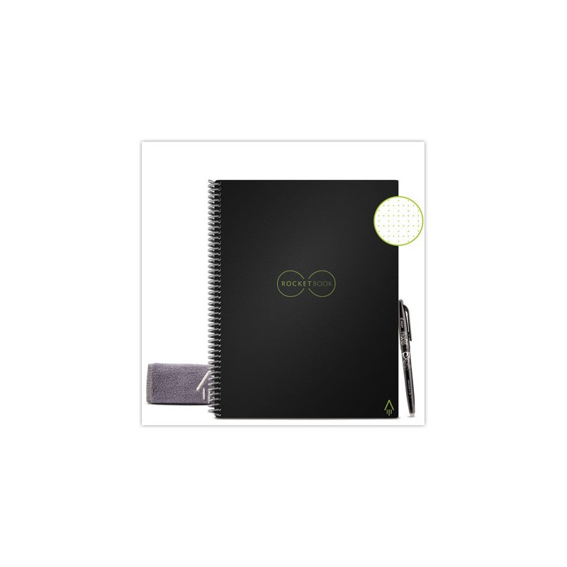 Bloc Rockbook Core de 32 pages A4 - noir  - Fiducial