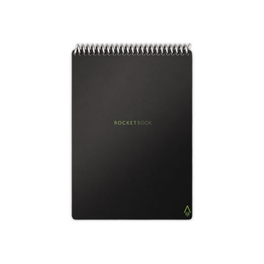 Bloc Rockbook Flip de 36 pages A5 - noir  - Fiducial