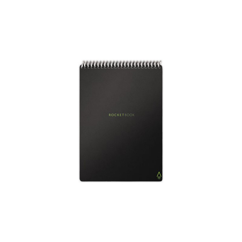 Bloc Rockbook Flip de 36 pages A5 - noir  - Fiducial