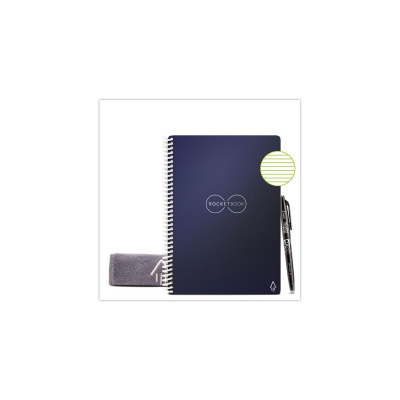Bloc Rockbook Core de 36 pages A5 - bleu  - Fiducial