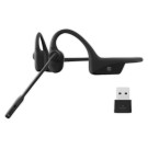 Casque sans-fil à conduction osseuse OpenComm2 - Bluetooth USB-A - noir  - Fiducial