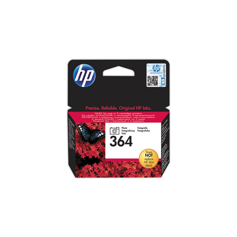 HP 364 cartouche d'encre noire photo CB317EE  - Fiducial