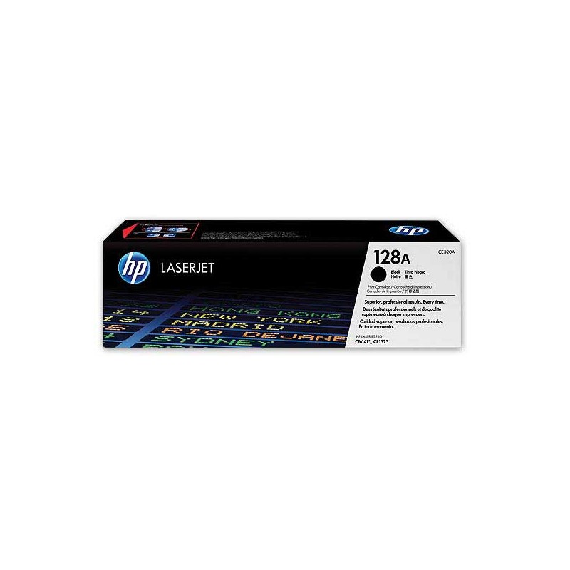 HP 128A CE320A toner noir  - Fiducial