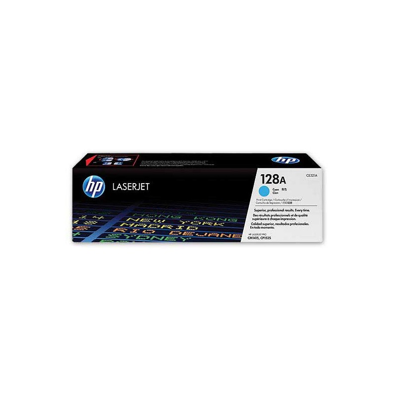 HP 128A CE321A toner cyan  - Fiducial