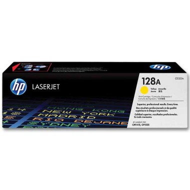 HP 128A CE322A toner jaune  - Fiducial