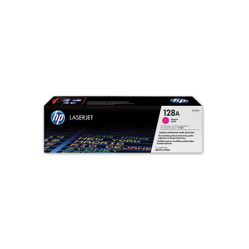 HP 128A CE323A toner magenta  - Fiducial