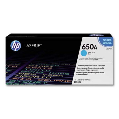 HP 650A CE271A toner cyan  - Fiducial
