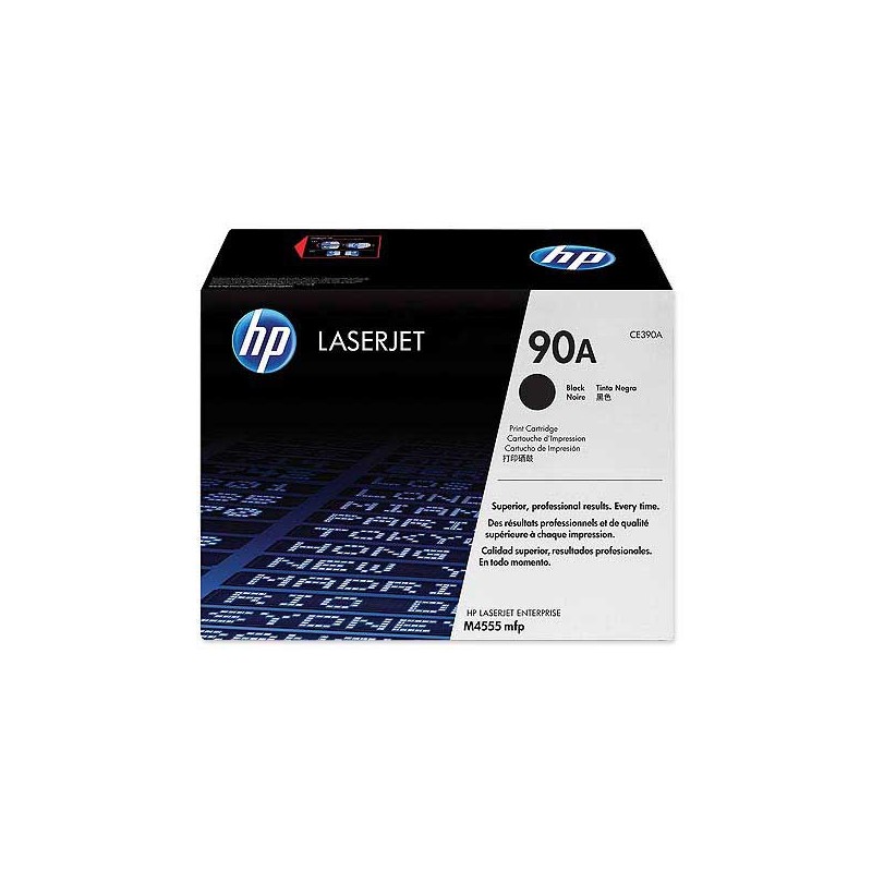 HP 90A CE390A toner noir  - Fiducial