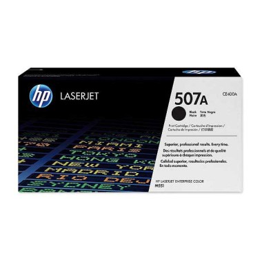 HP 507A CE400A toner noir  - Fiducial