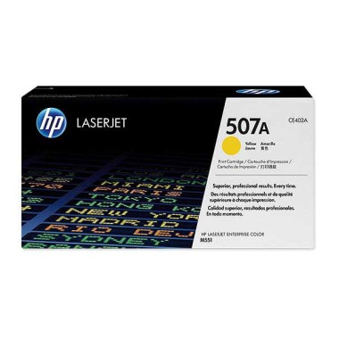 HP 507A CE402A toner jaune  - Fiducial