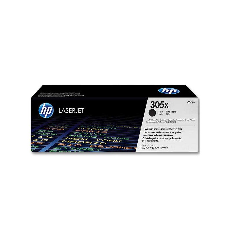 HP 305X CE410X toner noir Grande capacité  - Fiducial