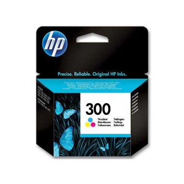 HP 300 cartouche d'encre 3 couleurs CC643EE  - Fiducial