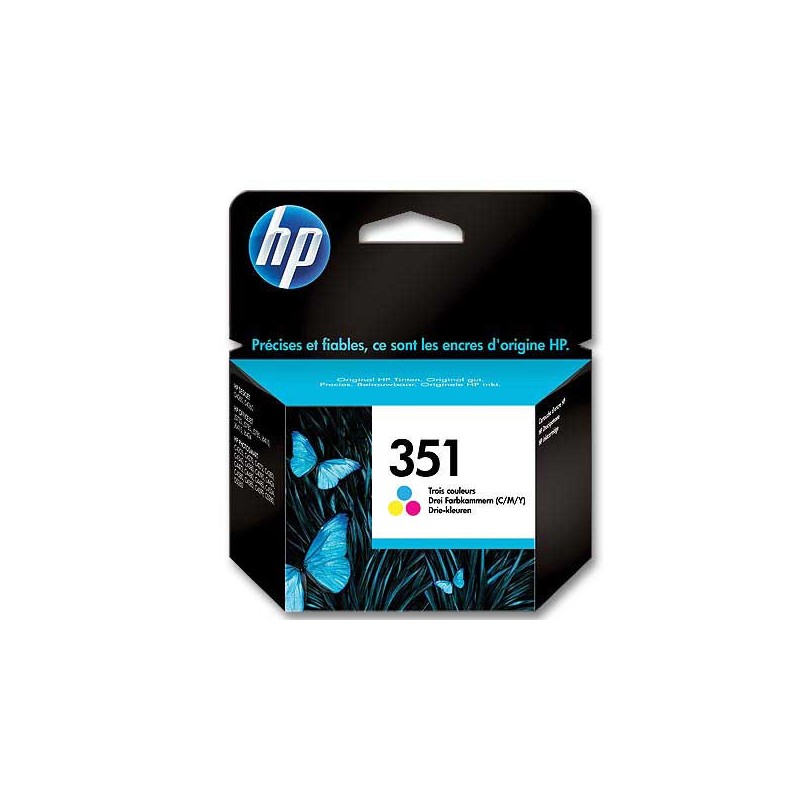 HP 351 cartouche d'encre 3 couleurs CB337EE  - Fiducial