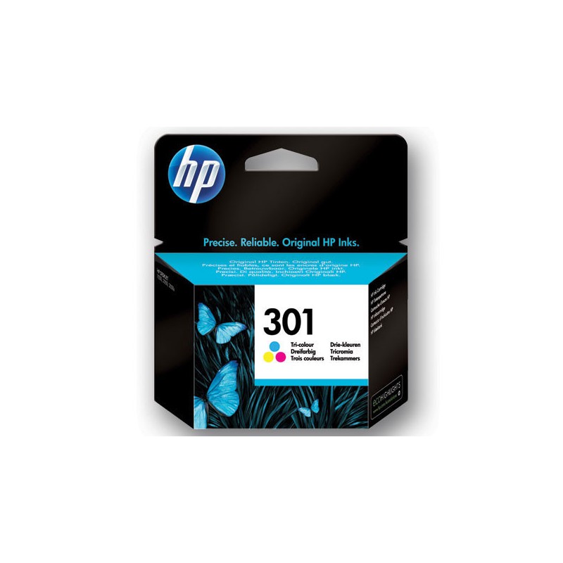 HP 301 cartouche d'encre 3 couleurs CH562EE  - Fiducial
