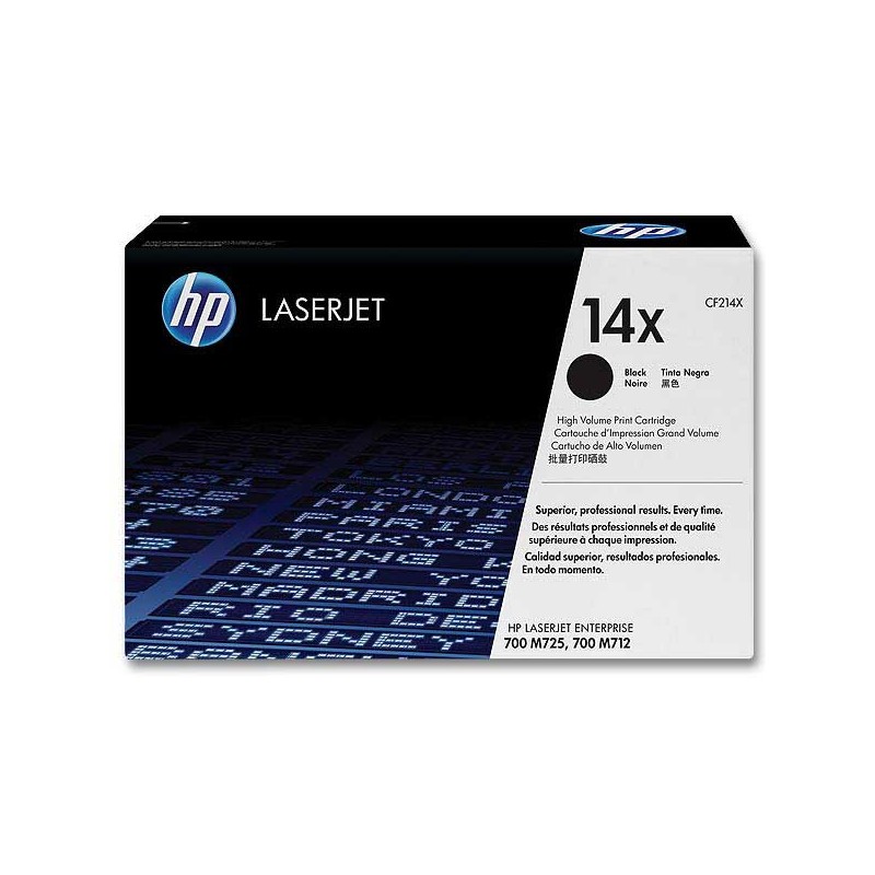 HP 14X CF214X toner noir Grande capacité  - Fiducial