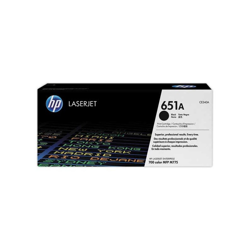 HP 651A CE340A toner noir  - Fiducial