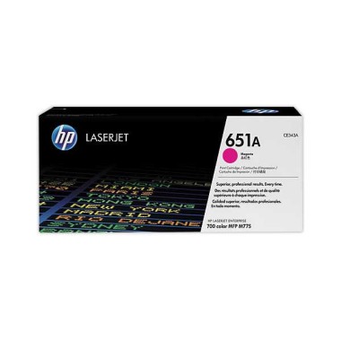 HP 651A CE341A toner cyan  - Fiducial