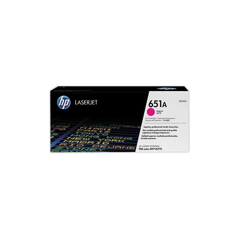HP 651A CE341A toner cyan  - Fiducial