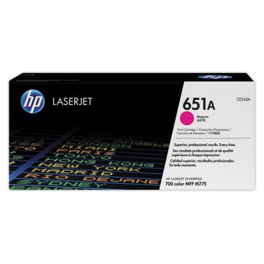 HP 651A CE343A toner magenta  - Fiducial