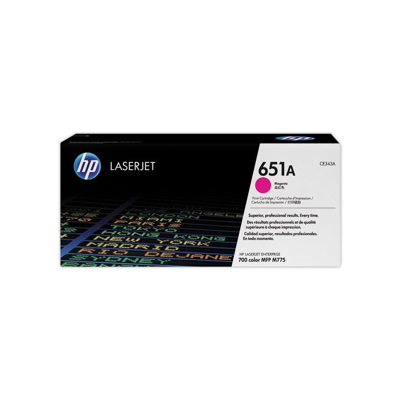 HP 651A CE343A toner magenta  - Fiducial