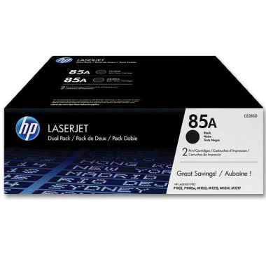 Toners HP 85A CE285AD - Noir  x2 - Fiducial