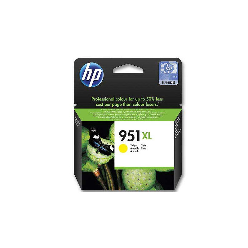 HP 951XL cartouche d'encre jaune CN048AE  - Fiducial